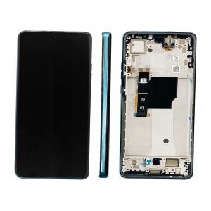 Nowy Ekran LCD Motorola Edge 40 Neo XT2307-1 Z Ramką Niebieski