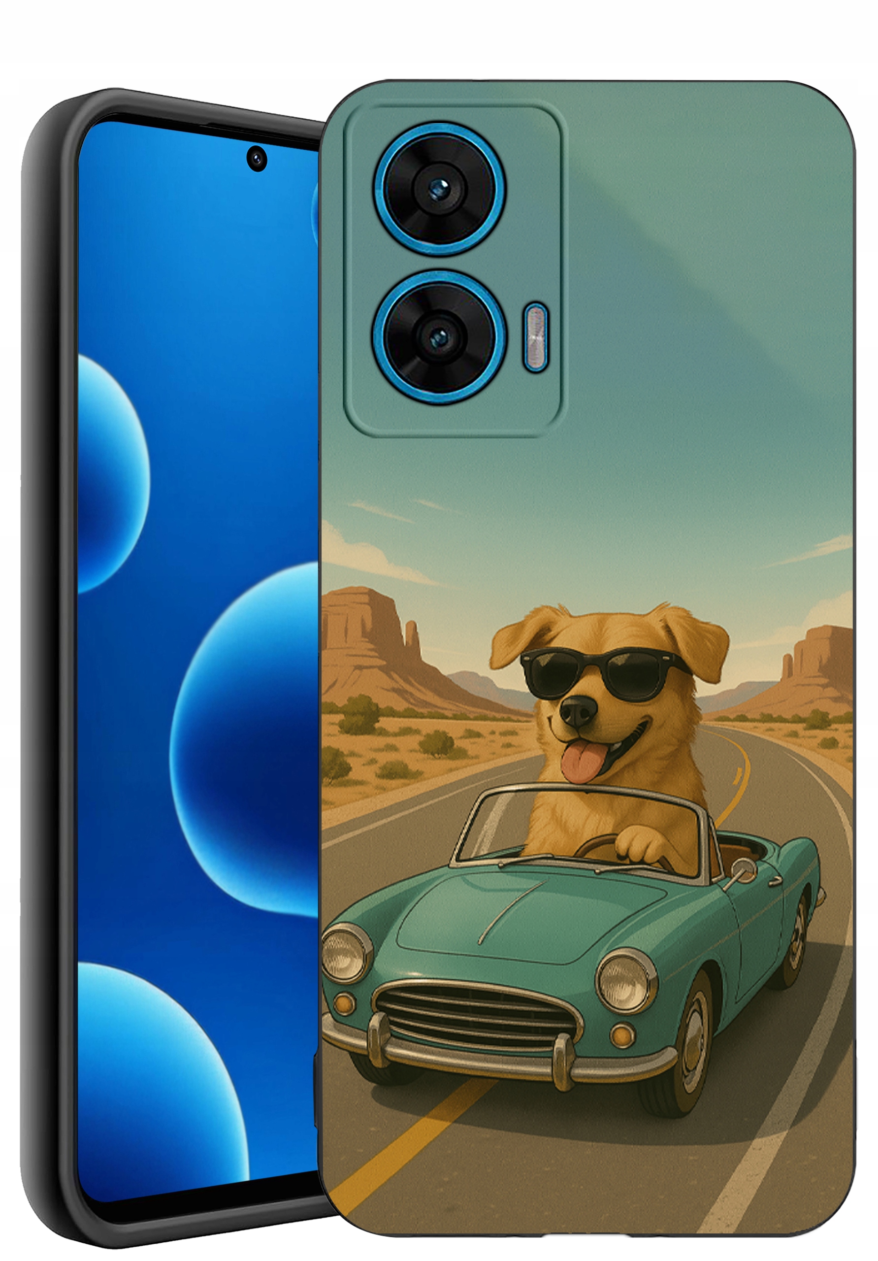 Etui do Motorola Moto G96 5G Pies Piesek Z Psem Dog Psiak