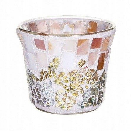 

Yankee Candle Gold Pearl Mosaic Votive Holder