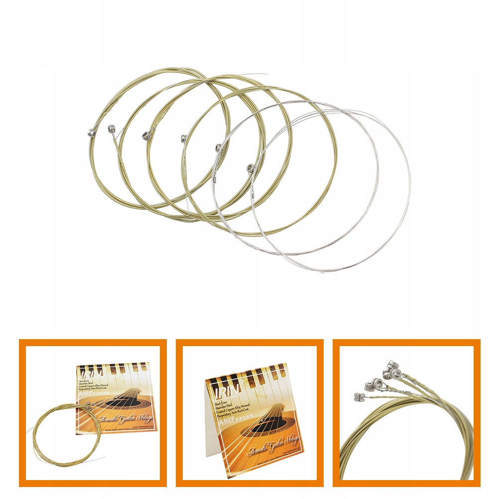 GITARA METALOWA GITARA KLASYCZNA 6 SZT Marka bez marki