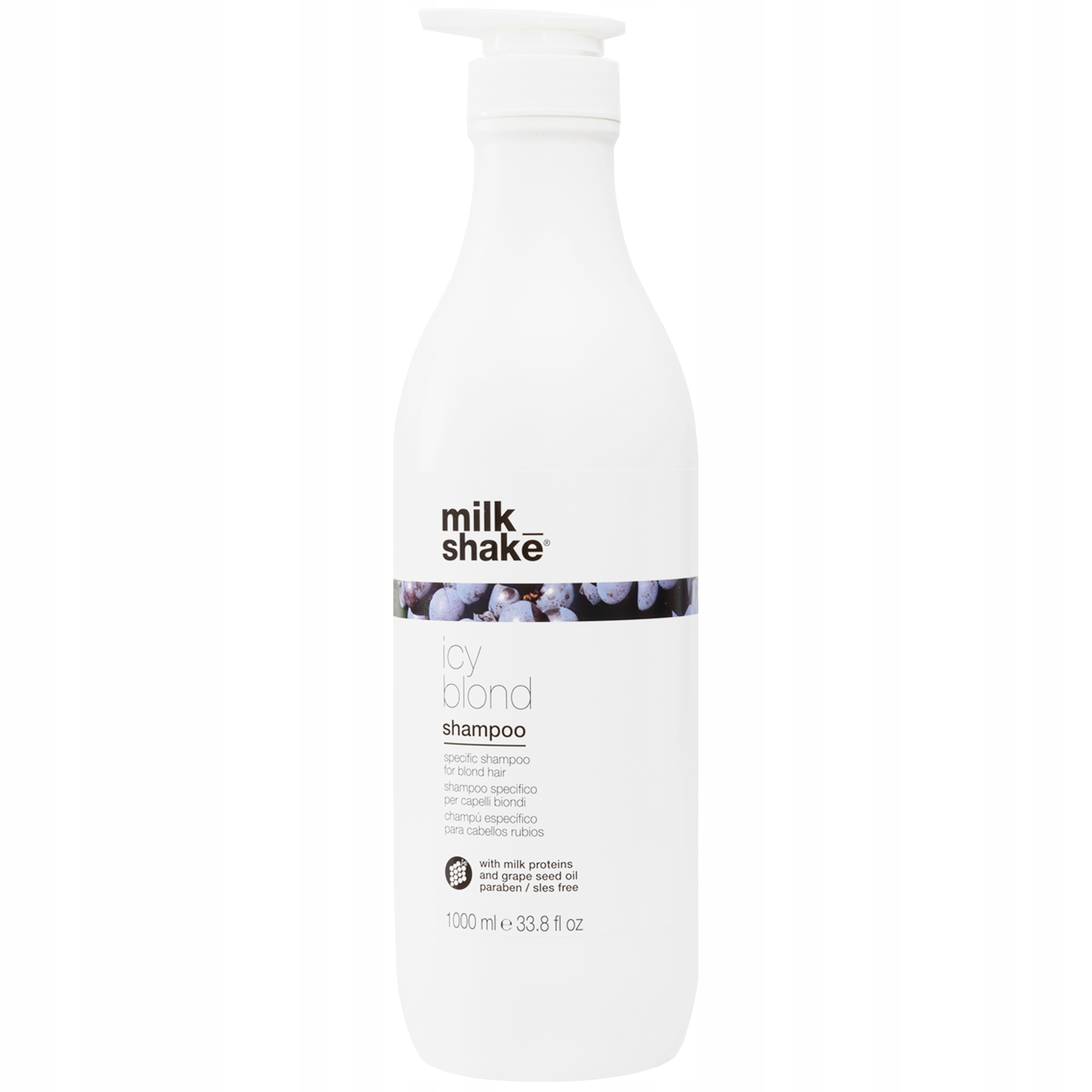 Milk Shake Icy Blond – ochlazující barva šampon pro blond vlasy, 1000 ml