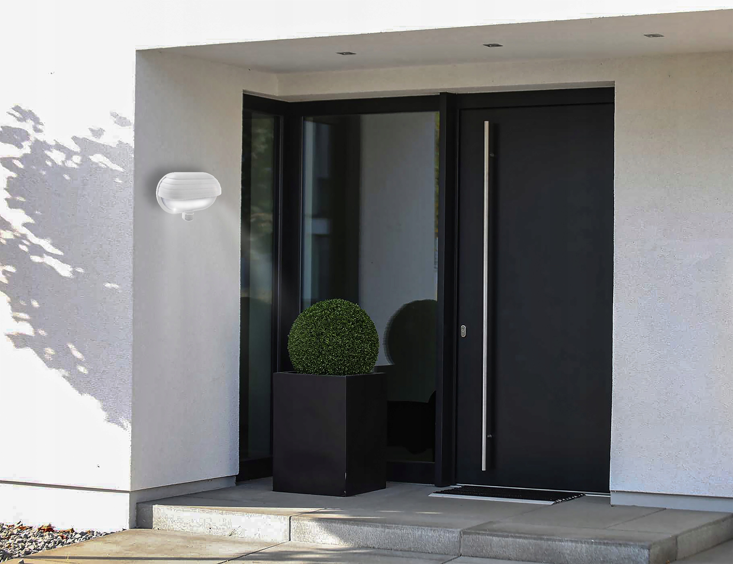 Lampa kinkiet E27 ogrodowy z czujnikiem zewnętrzna LED Rodzaj gwintu E27