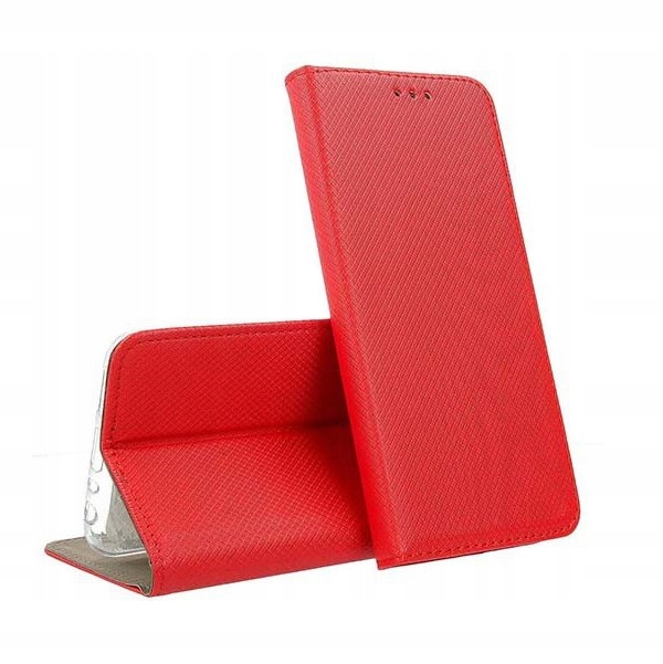 

Etui Pokrowiec Magnet do Huawei Y6 2019 czerwony