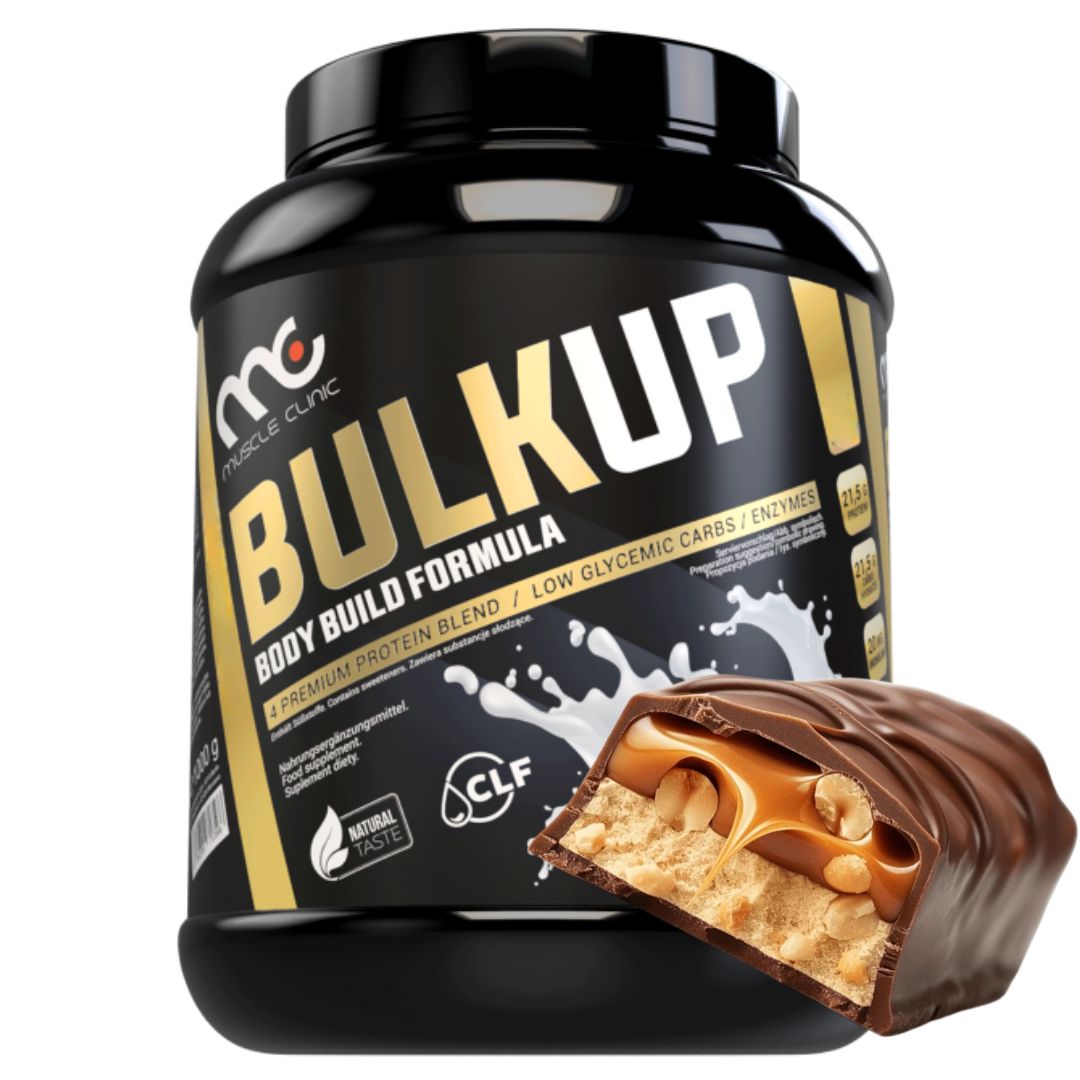 Muscle Clinic BulkUp 1000 g hmotnost wpc wph sacharidy bulk snickers