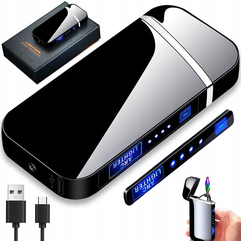 Zapalniczka Plazmowa Łukowa Elektryczna Usb Nowoczesna Bezpieczna