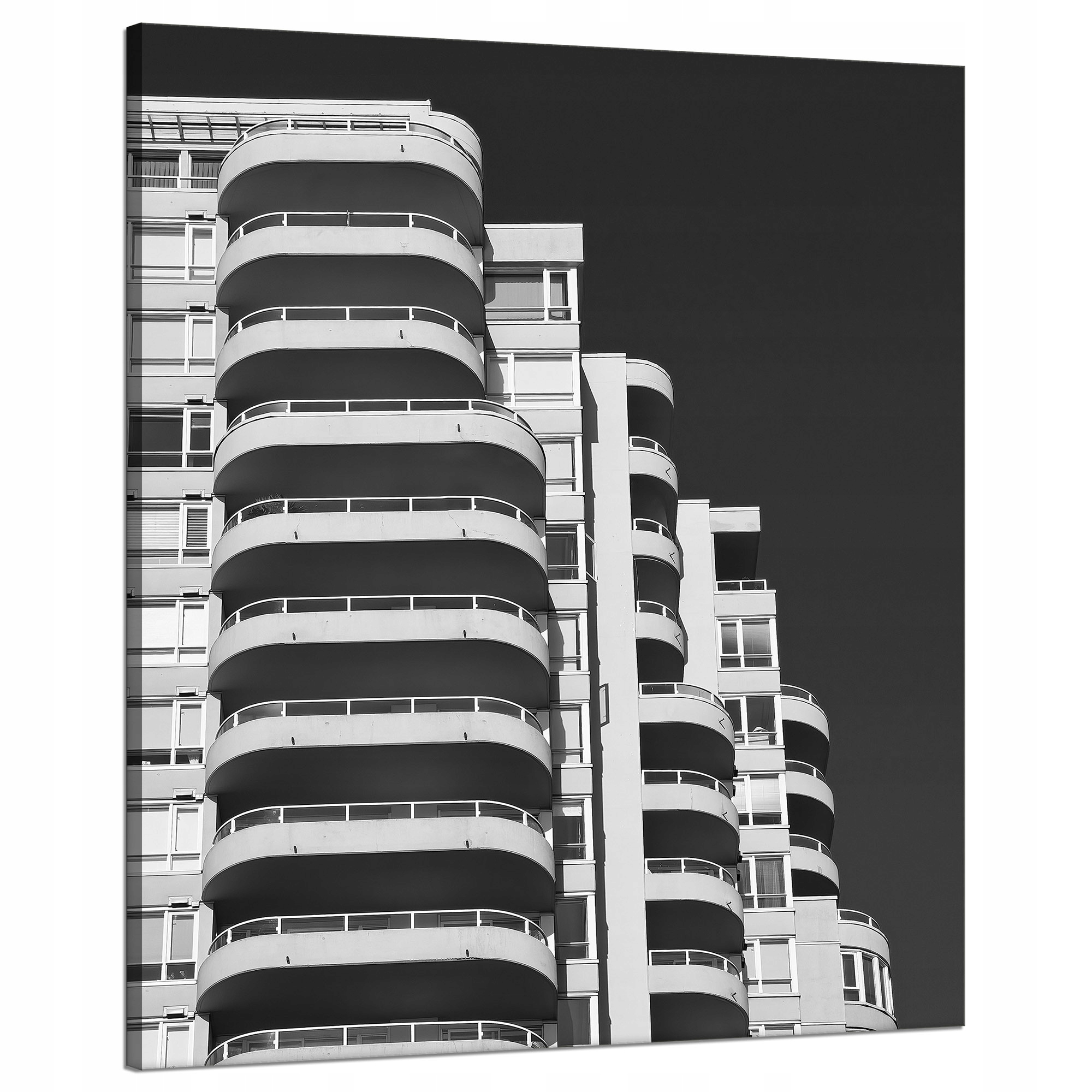 Obrazy na plátně Architektura Balkony Bílá 80x100