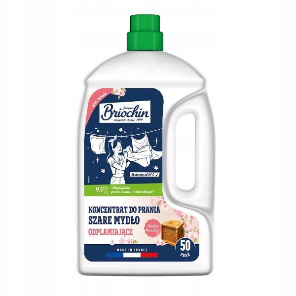 Levně Tekutý prací prostředek na bázi šedého mýdla s květinovým obsahem (koncentrát) 2,27 l Brioch