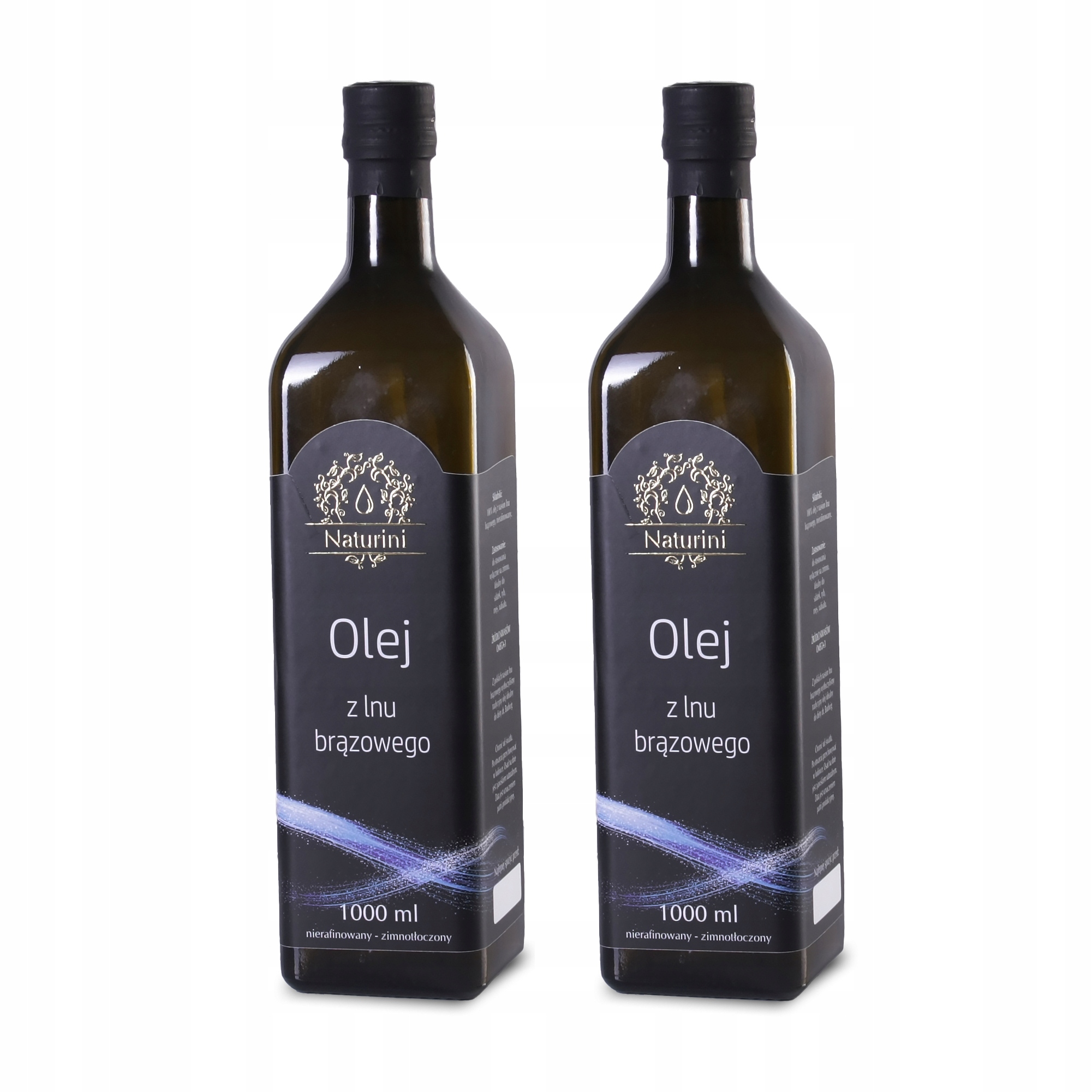 Levně Lněný olej Lisovaný Za Studena 2x1000 ml NaturOil