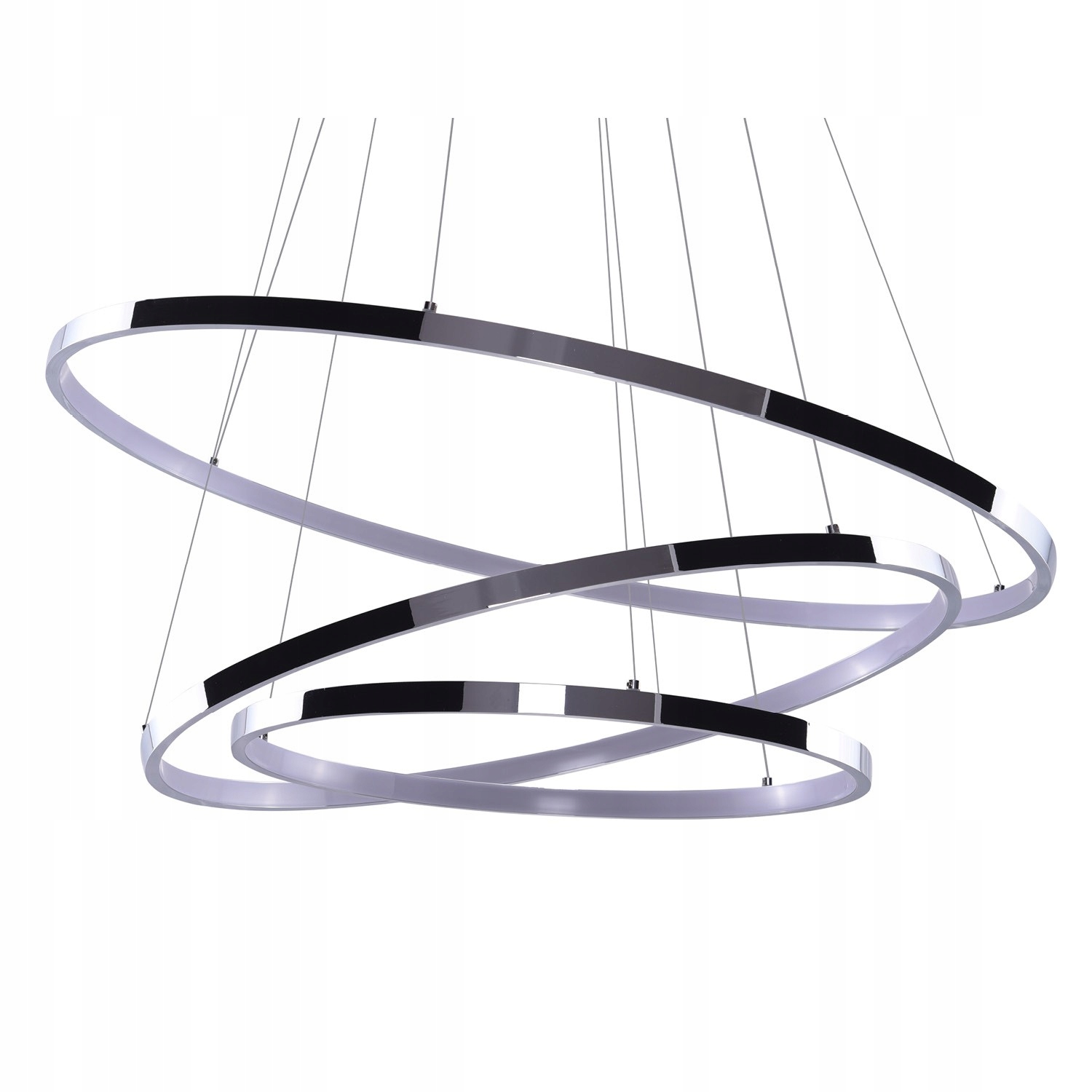 Chrómovaný luster s ozdobným akcentom na schodisko v Spa Wheel 3 Led