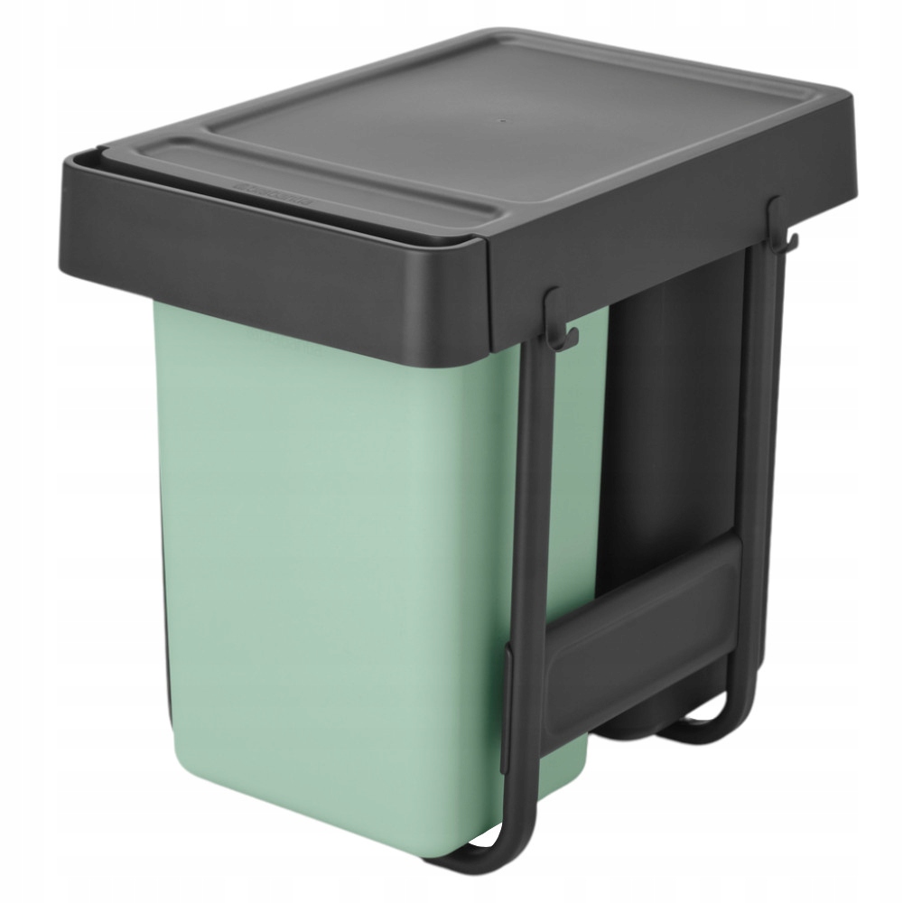 Brabantia Sort &amp; Go Koš do skříňky 2 x 15 l Tmavě šedá a Jade