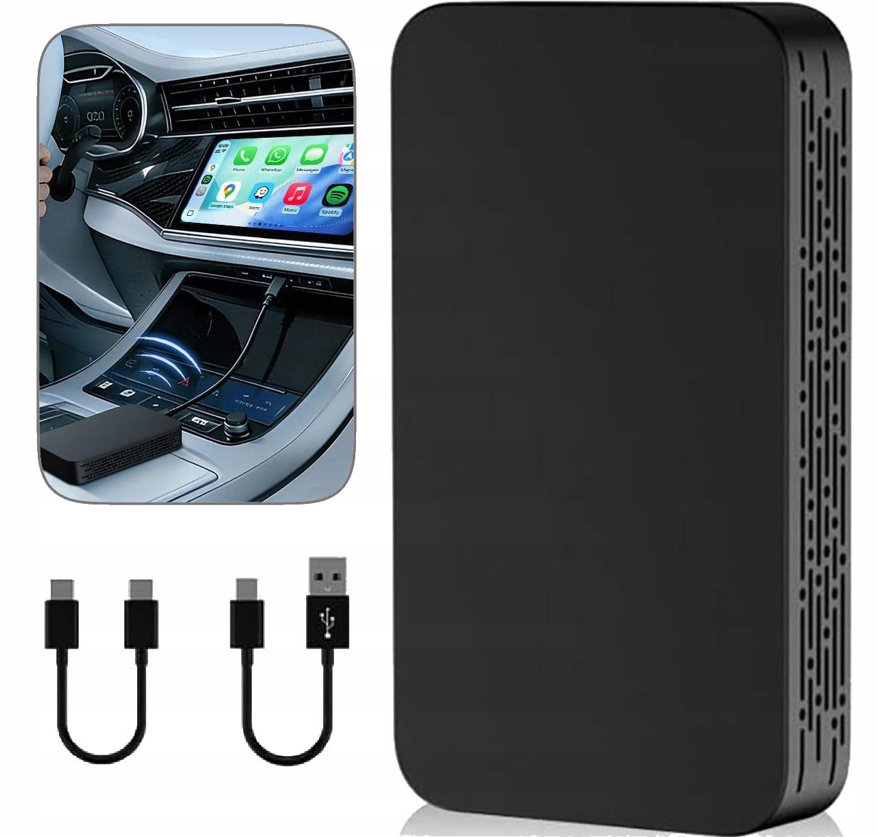 Adaptér Carlink 5.2 Apple Carplay Android Auto Bezdrátový CPC200-C2Air