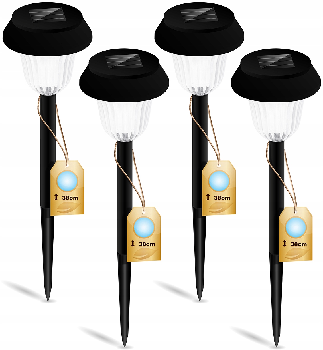 

4x Lampa Ogrodowa Led Solarna Wbijana Latarnia