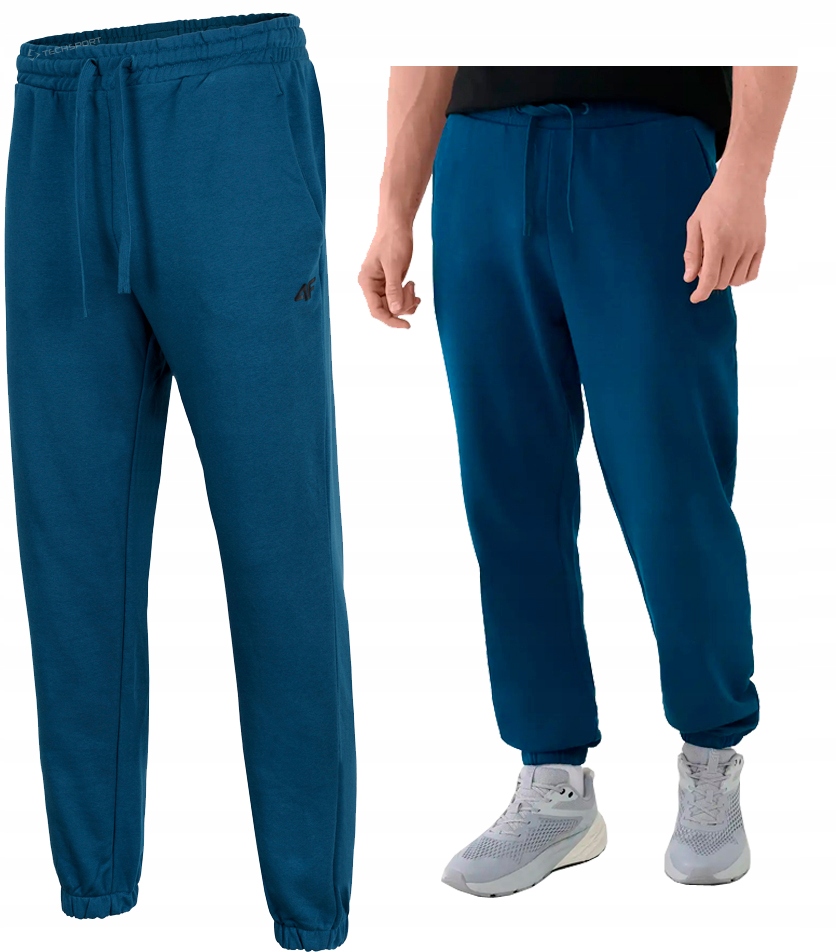 4F Męskie Spodnie Dresowe Dresy Joggery Bawełna rozm XXXL 3XL