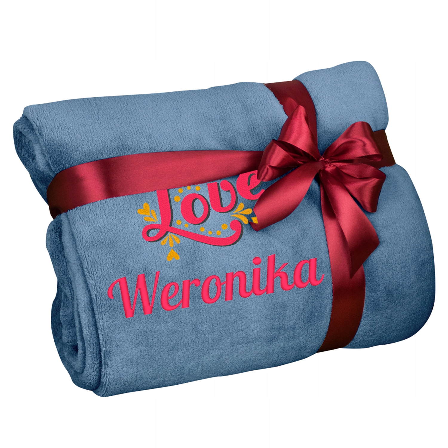 

Duży Koc Gruby Ciepły 200 X 220 Haft Pled Narzuta