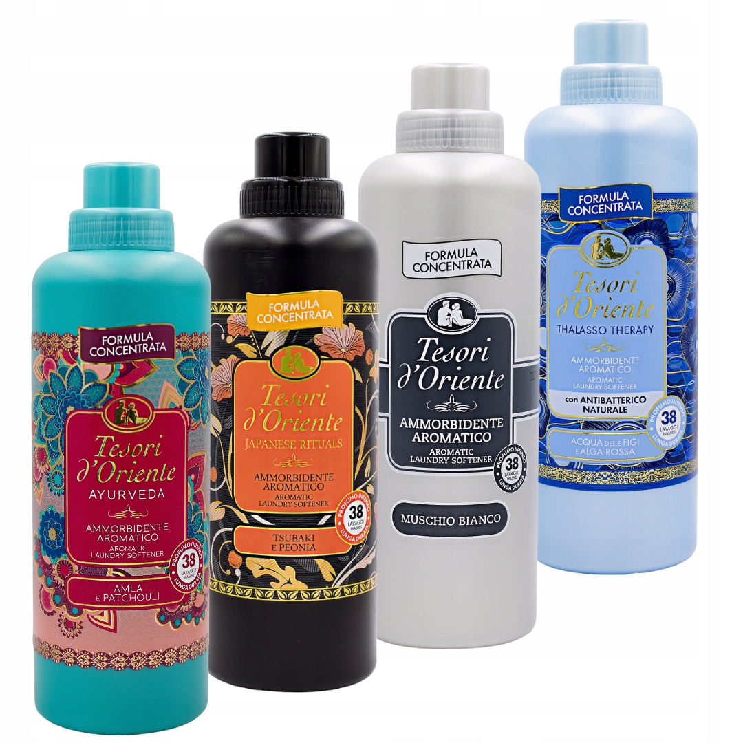 Levně Tesori Sada 4 italských oplachovacích přípravků „tajm“