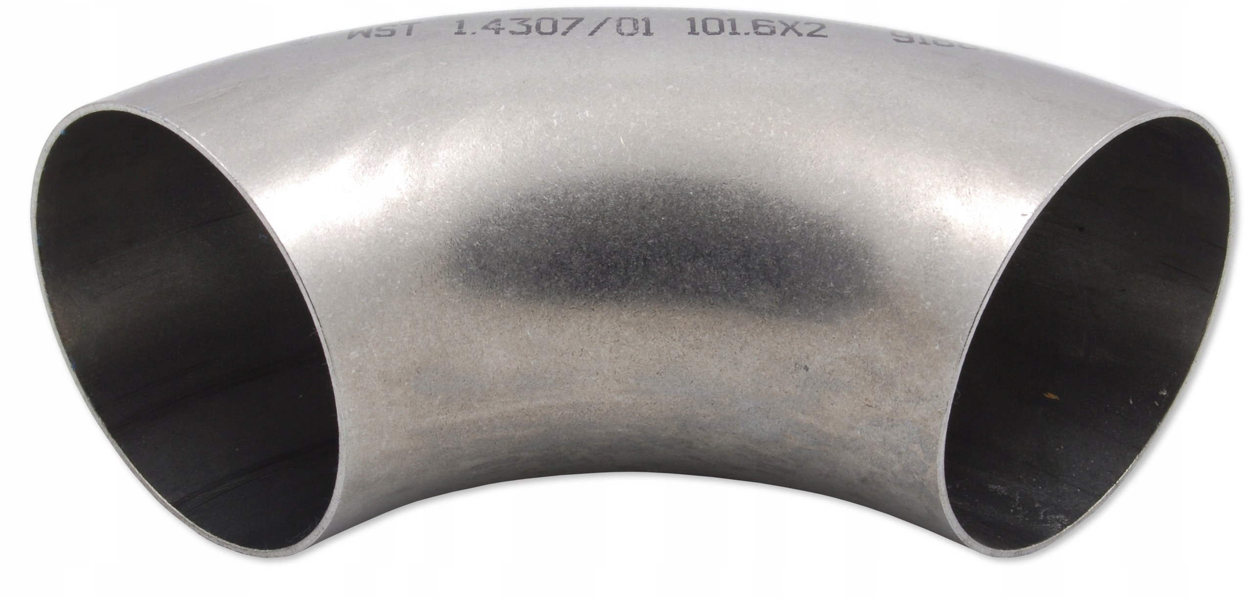 N-kolano-101 - Нержавіюча сталь лікоть 101.6 x 2.0 mm лікоть INOX лук