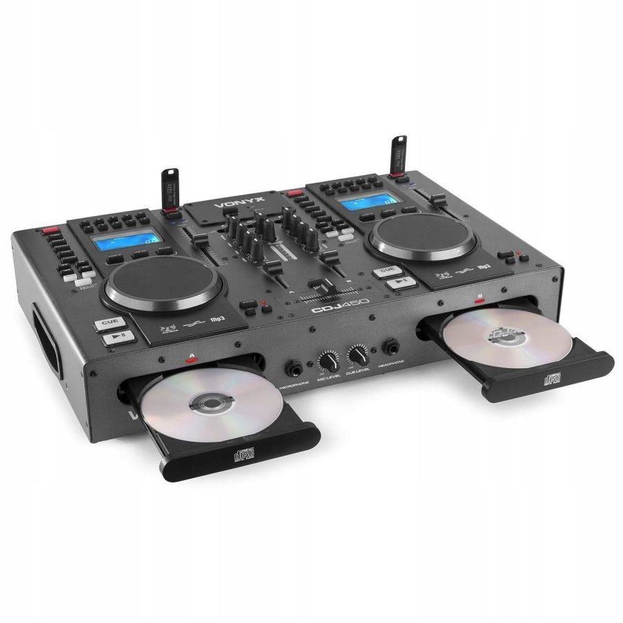 Podwójny odtwarzacz CD/MP3/USB/BT Vonyx CDJ450