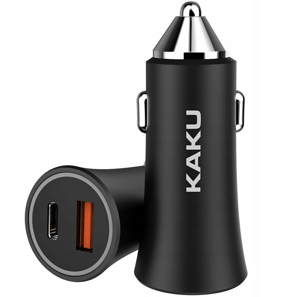 

Ładowarka samochodowa 2x Usb Qc 3.0 Type-C Pd 18W