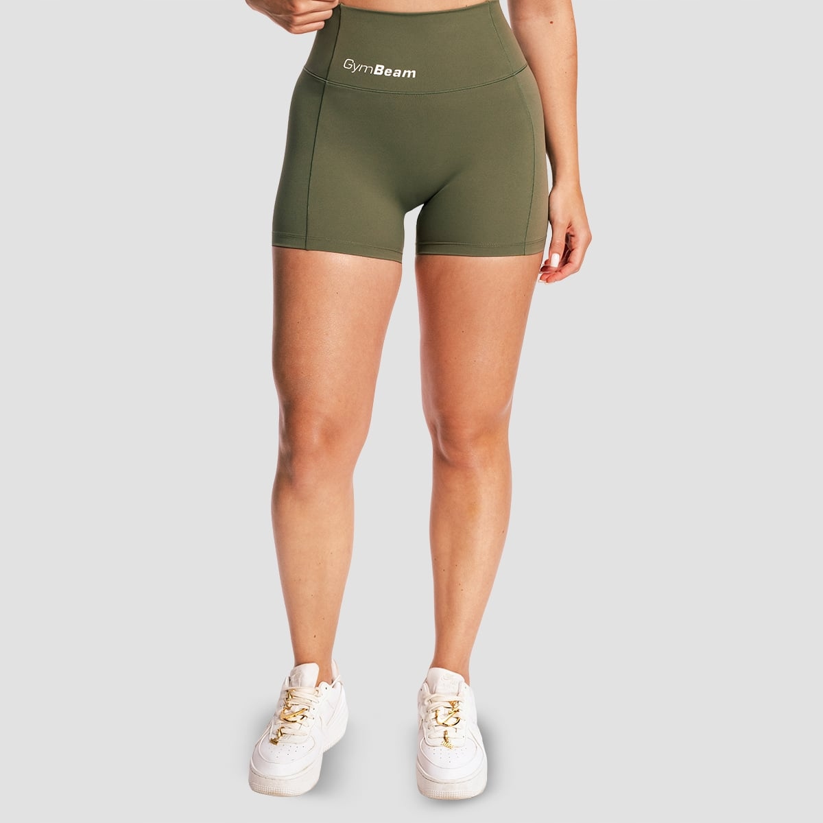 GymBeam Damskie szorty Combat Olive Grey M