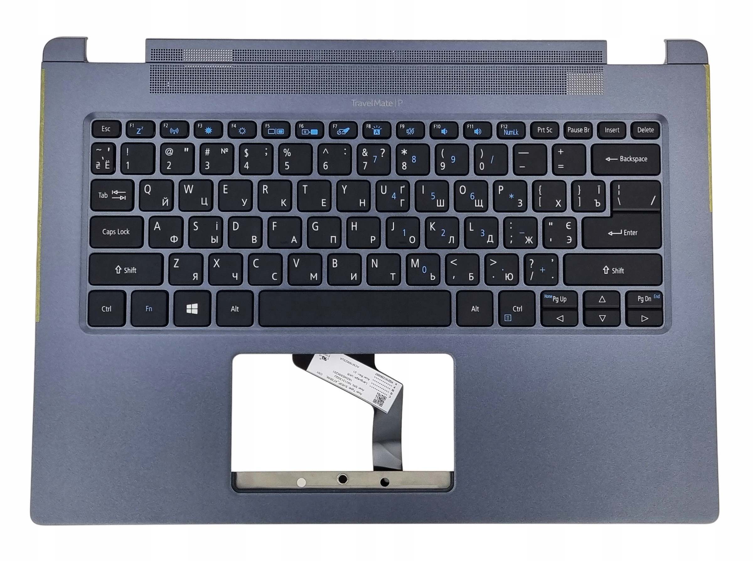 Nová Krytka Klávesnice Pre Acer Travelmate TMP414-51 P414-51 Ukrajinská