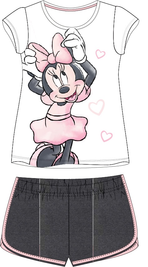 

Piżama Dziewczęca Myszka Minnie 128 Biała/Szara
