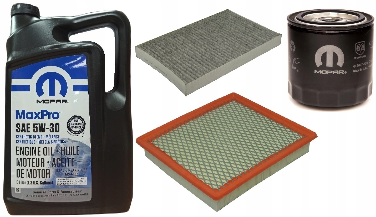 MOPAR 5W30 5L+ FILTRY VOYAGER 3,3/3,8 01-04