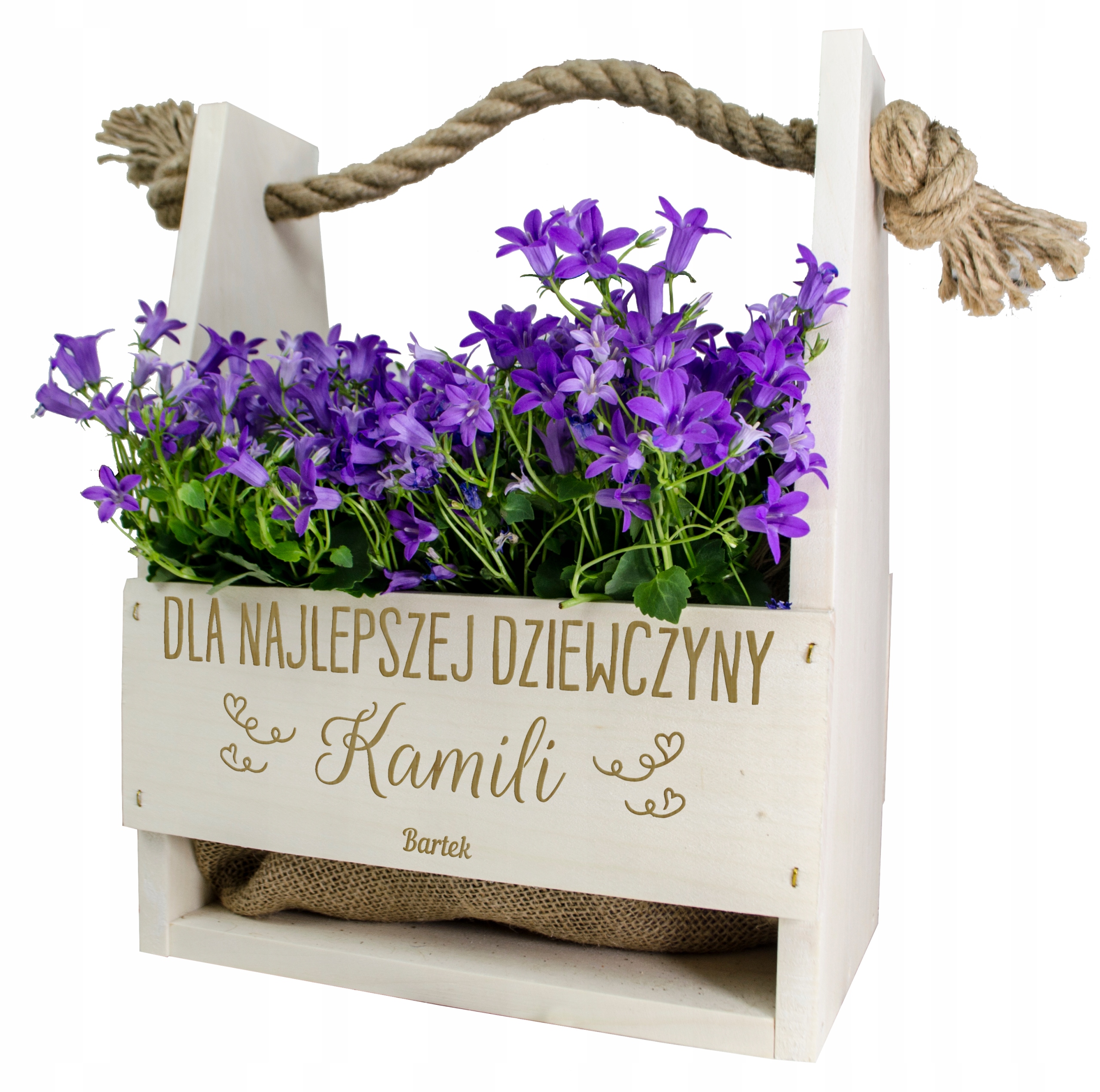 

Prezent Na Dzień Kobiet Doniczka Na Kwiaty Grawer