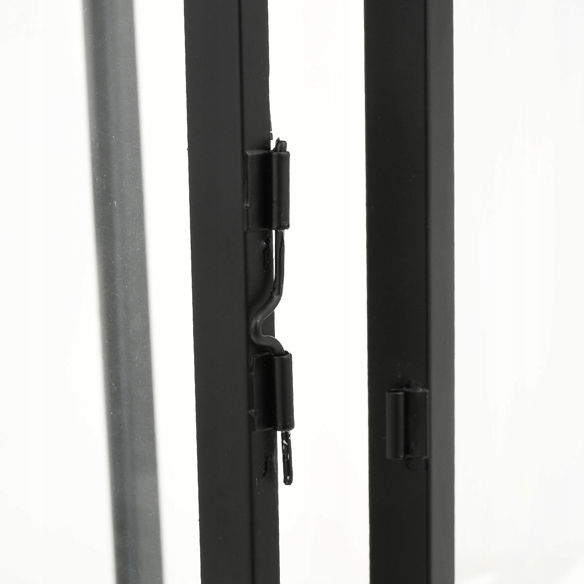 LATARNIE LAMPIONY ŚWIECZNIKI OGRODOWE KOMPLET 3szt Kolor czarny odcienie szarości i srebra