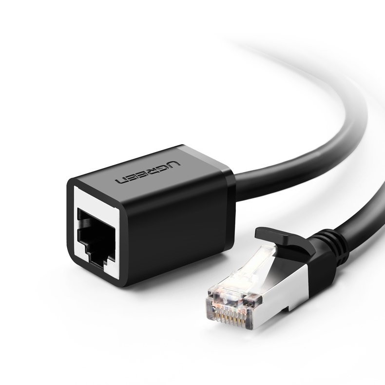 Patchcord Ugreen F/FTP 6 RJ45 / RJ45 3 m czarny