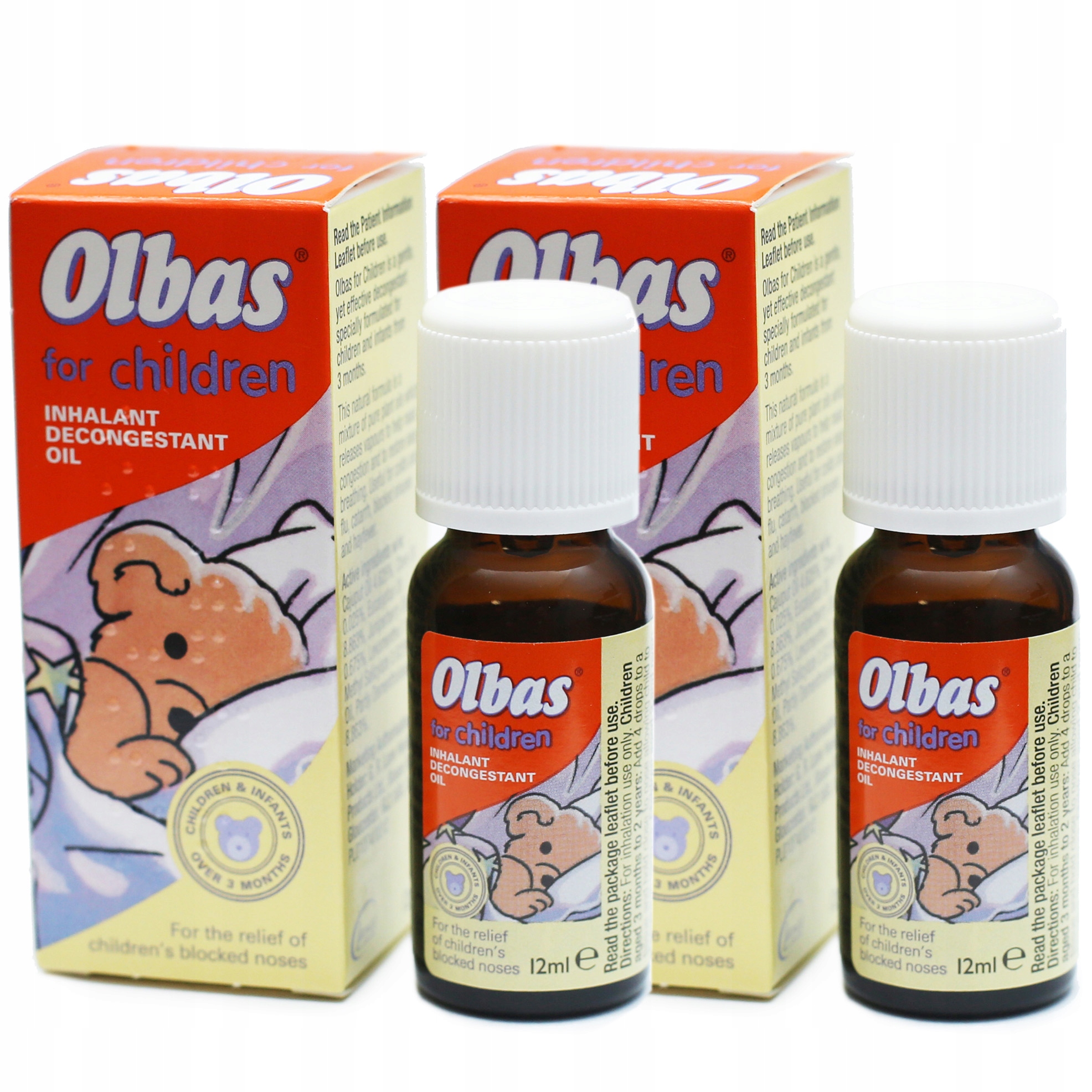 Olbas For Children 12ml Olejek Eteryczny do Inhalacji Dla Dzieci Niemowląt