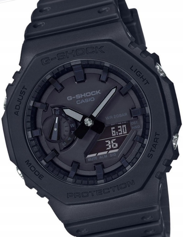 Sportowy zegarek męski Casio G-shock Octagon Black
