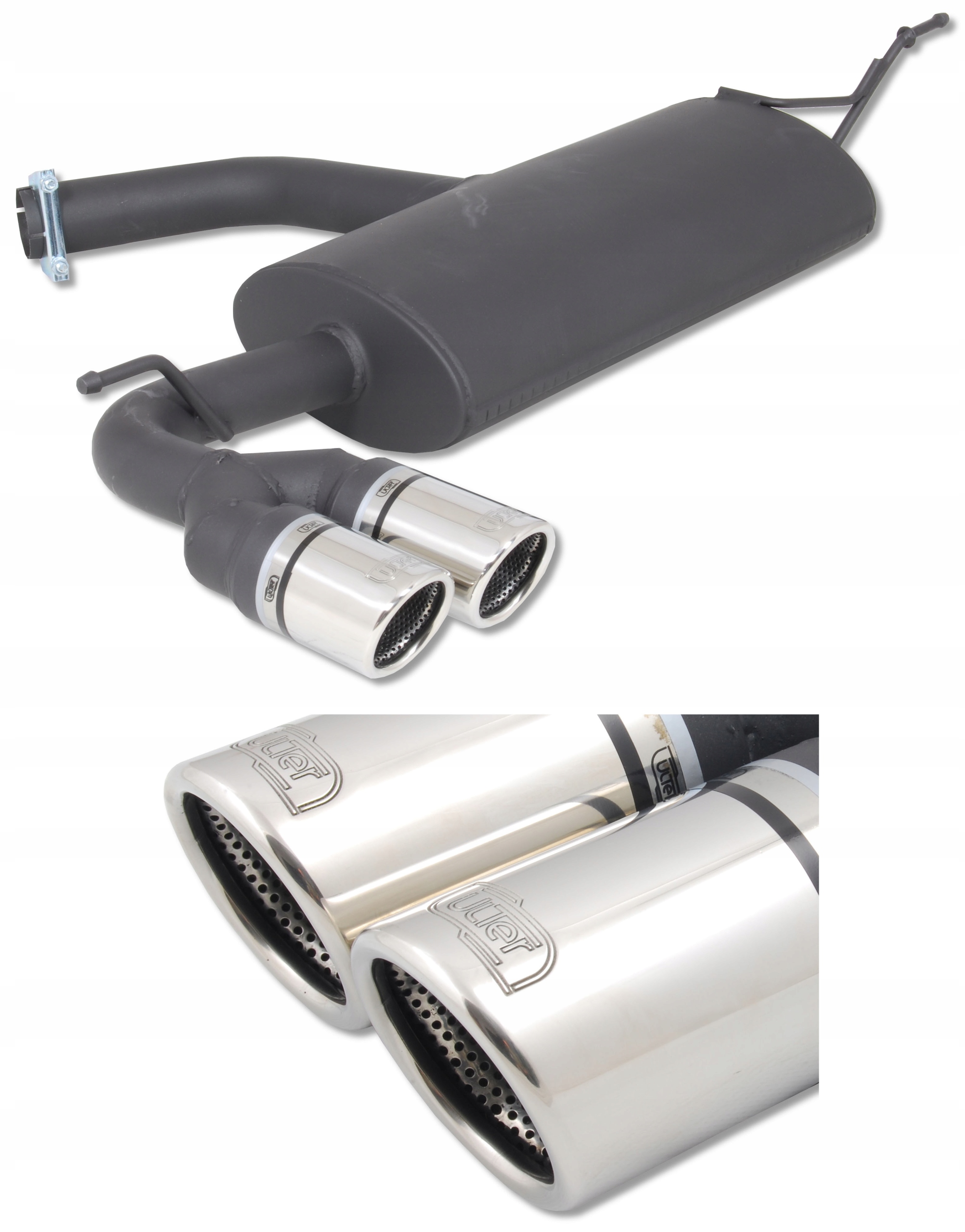 129-229/70RS (1) - Спортивный глушитель VW GOLF VII 1.4 90 / 102KW хэтчбек