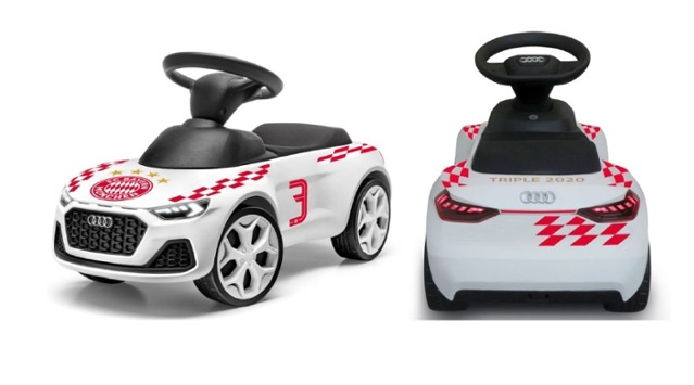 Audi odrážadlo Audi Junior quattro Fc Bayern M., biela