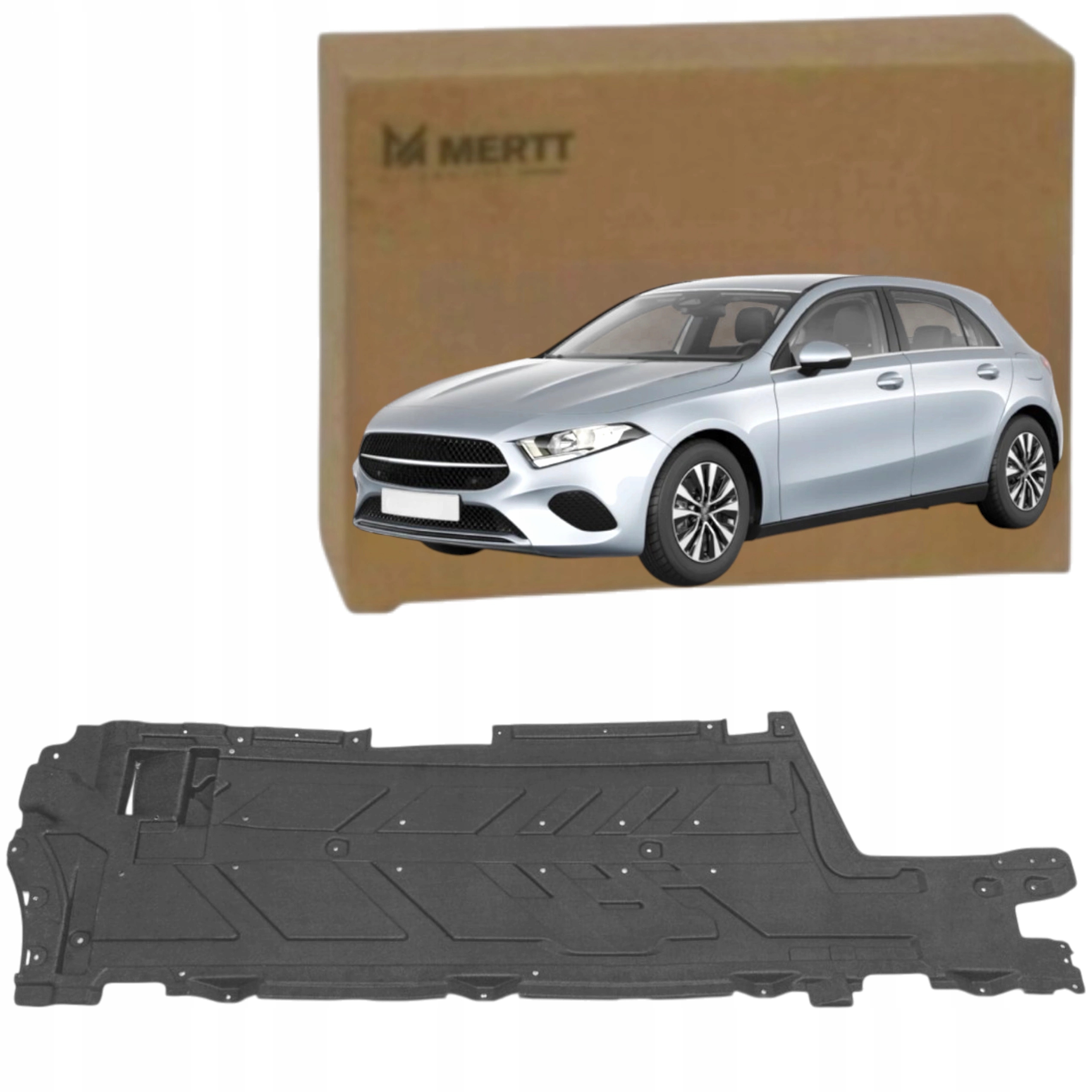 Mercedes A-class W177 2018+ Plastová Krytka Podvozku A1776808603 Pravá