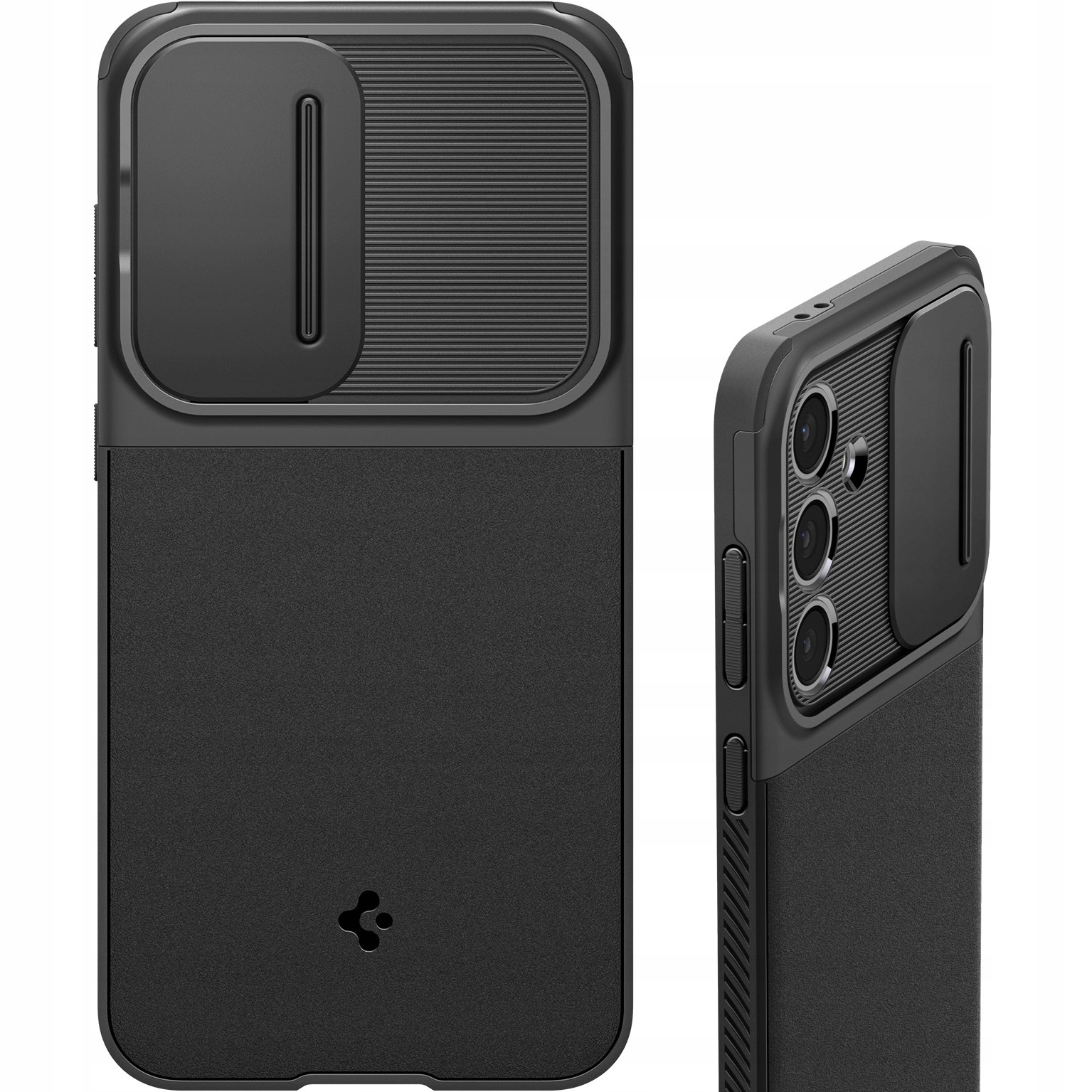 Pouzdro Spigen pro Galaxy S24 Fe, kryt s krytkou na objektivy fotoaparátu, hybridní