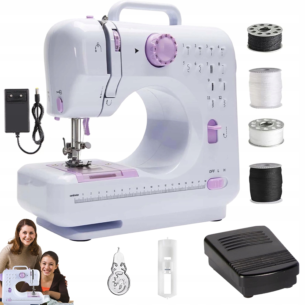 Šicí Stroj Diy Mini Elektrický Šicí Stroj S Nožním Pedálem