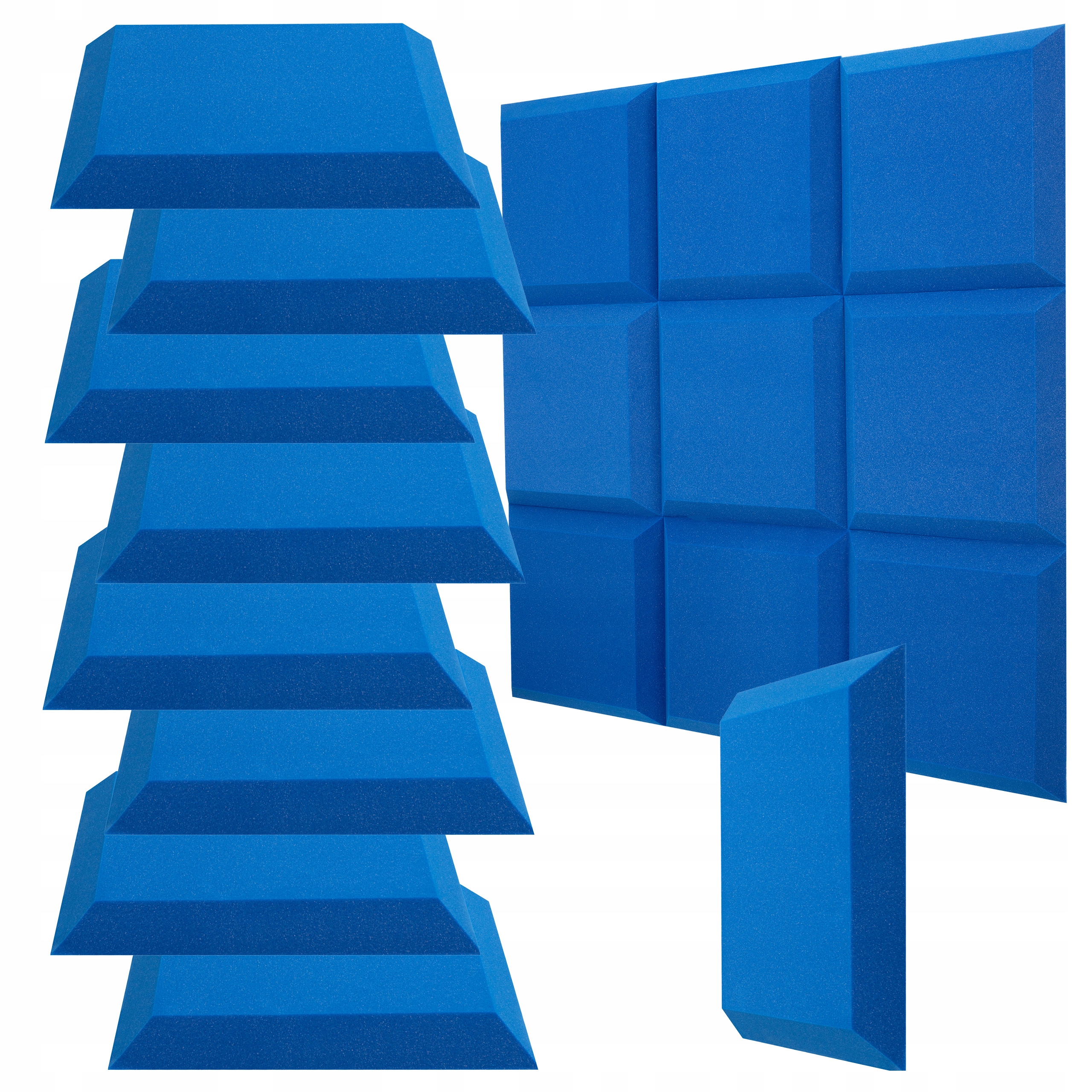 Akustické Trapezy na stenu, panely z peny, moderný aranžérsky akcent