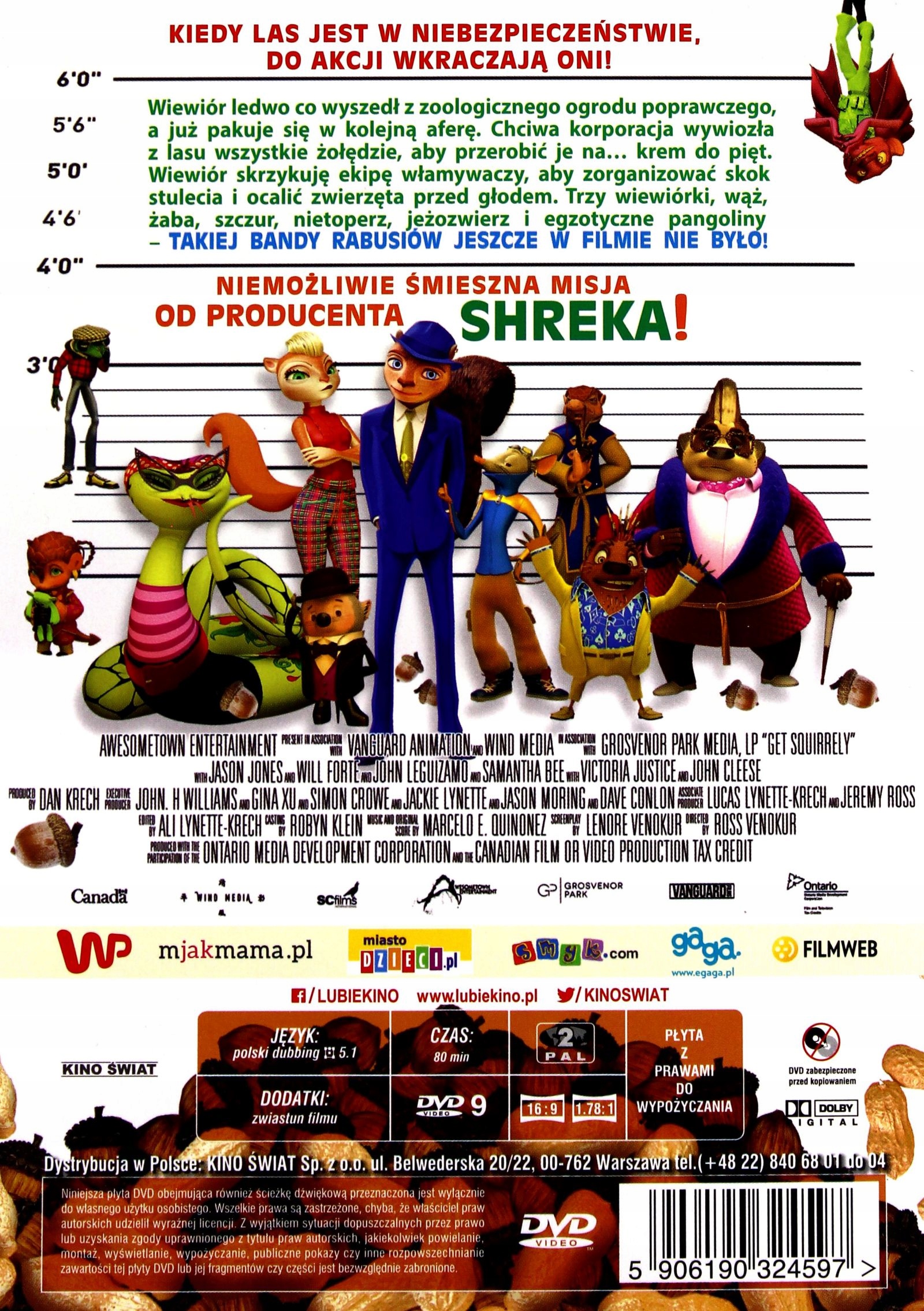 RABUSIE FISTASZKÓW [DVD] Stan opakowania oryginalne