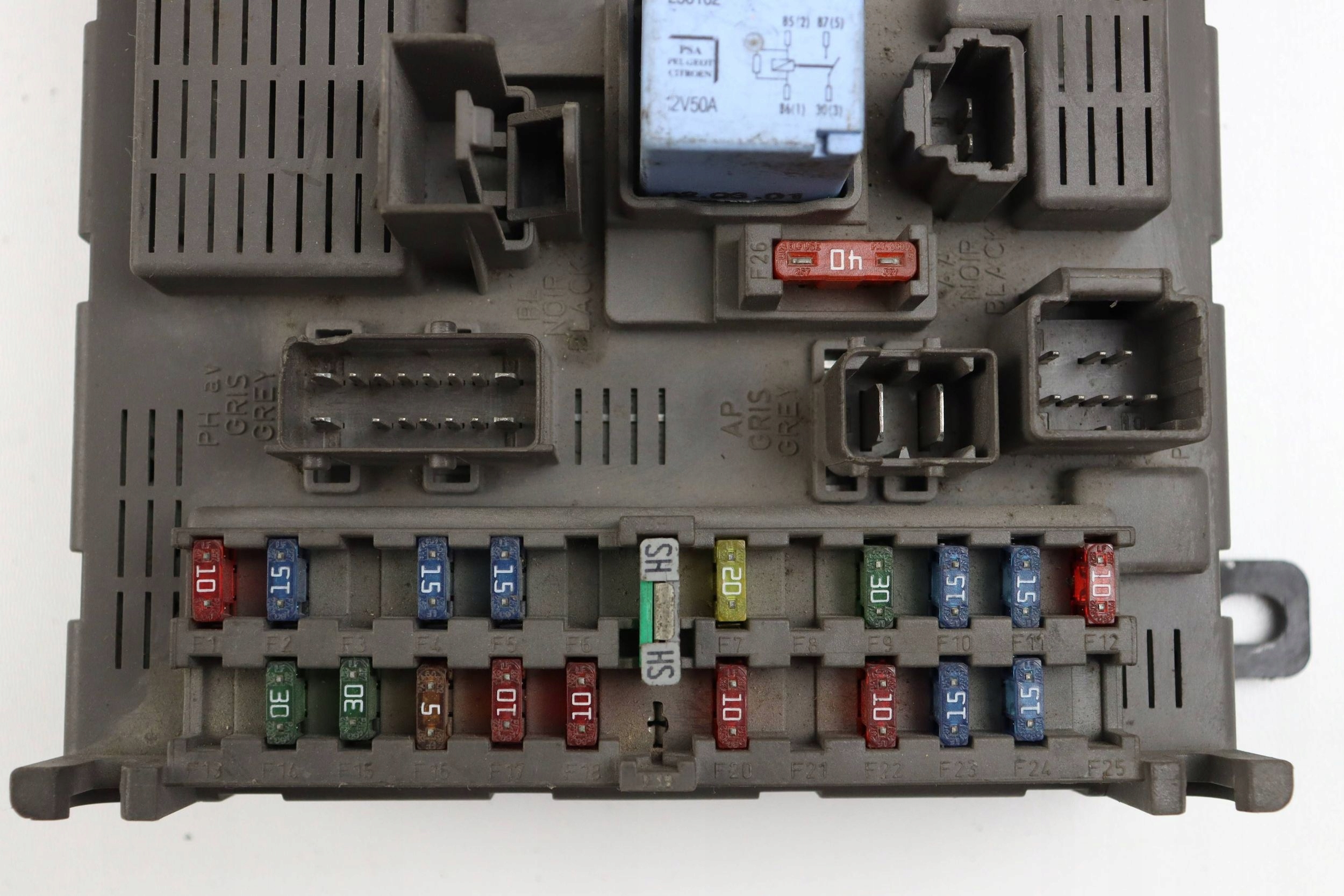 CITROEN PEUGEOT module fuse box 9645030380