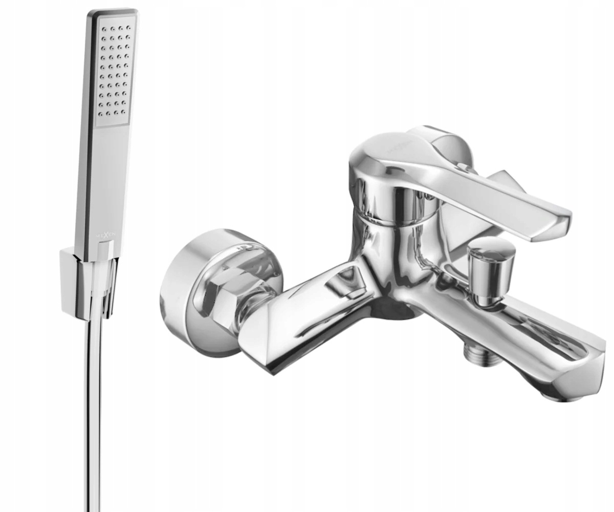 Mexen Sabre R72 vanová baterie se sprchovým setem, chrom 7213R72-00