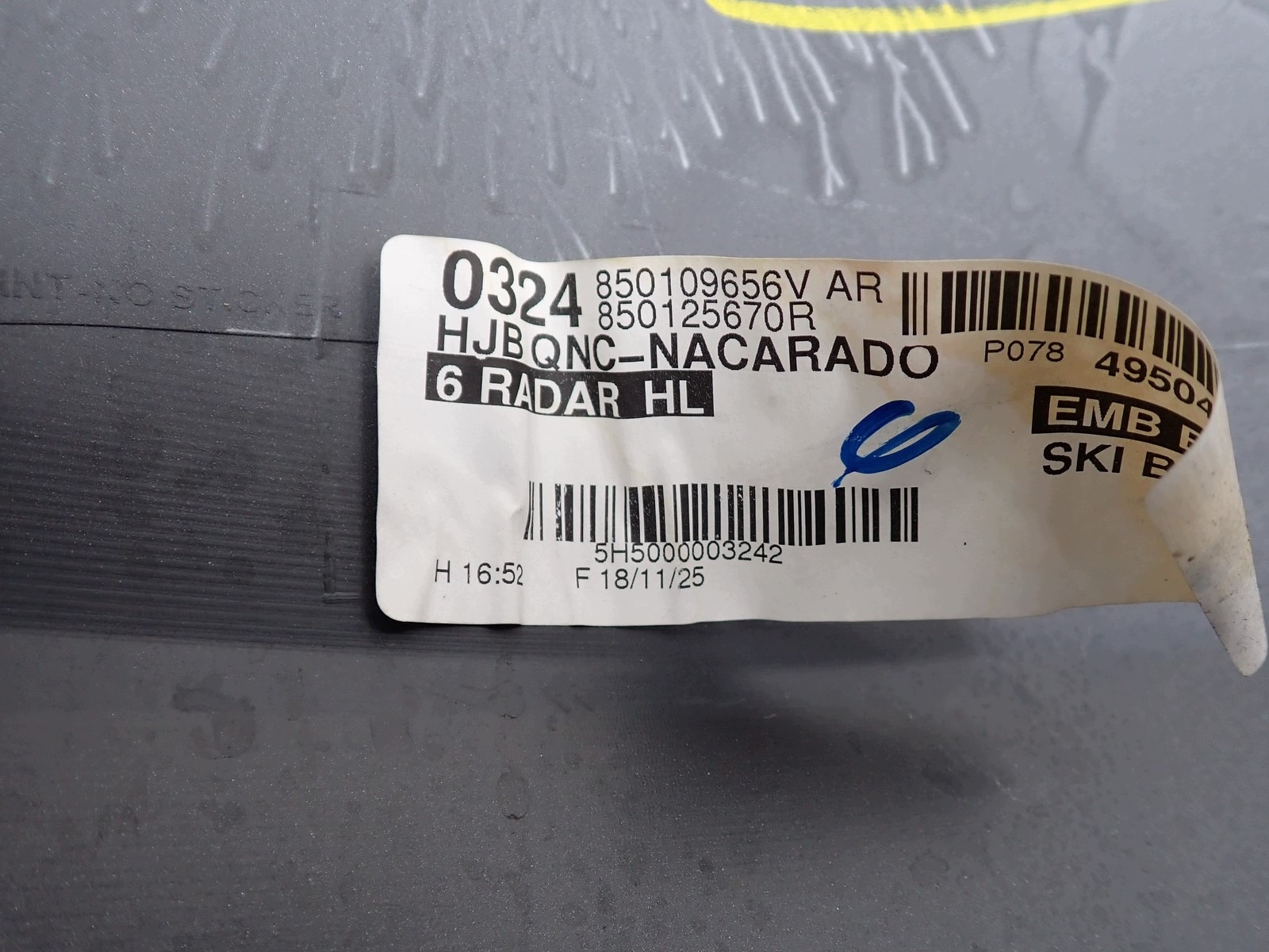 bumper rear part rear corner left RENAULT CAPTUR 2 II HF 2019- 850178078R