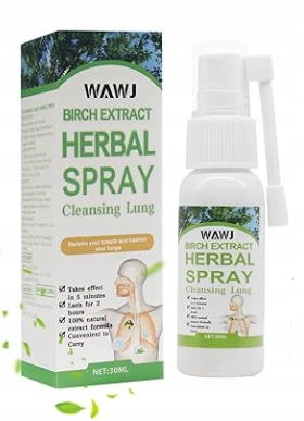 Wawj Birch Extract Herbal Spray Oczyszczający Spray Ziołowy do nosa 30 ml