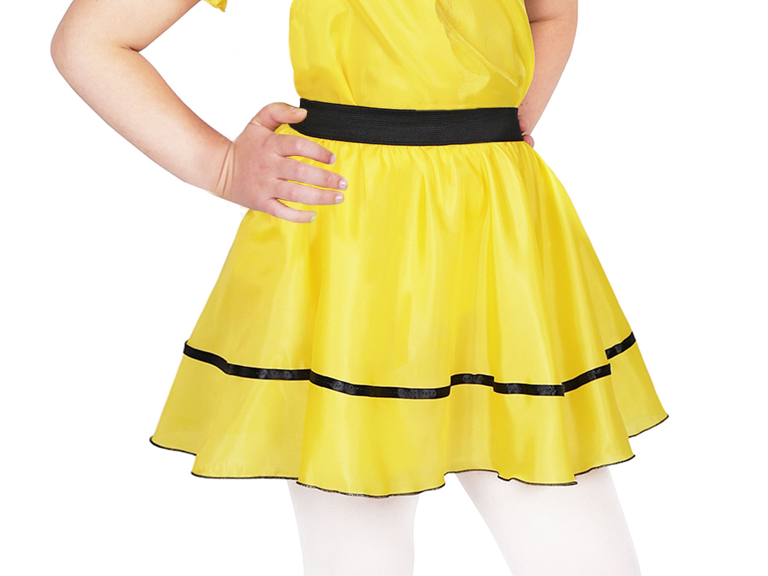 SPÓDNICZKA NA GUMCE KOSTIUM ŻÓŁTA 40cm Rozmiar uniwersalny