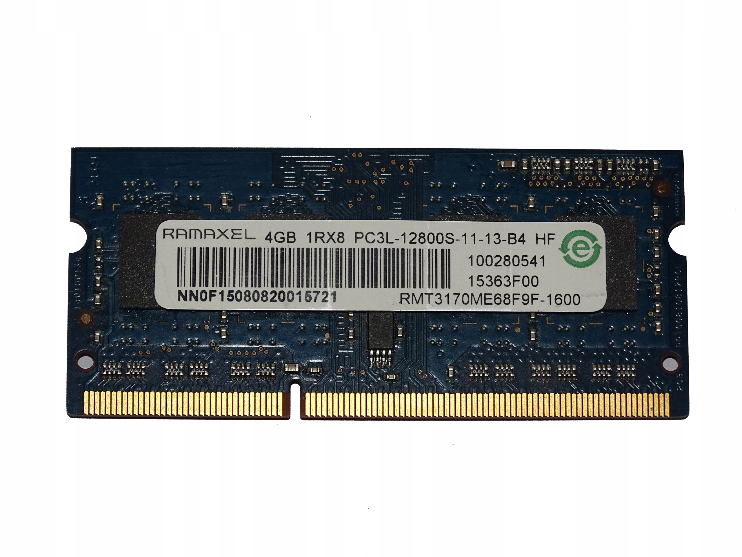 13 B4 Rmt3170mn68f9f Ramaxel Ddr3 4gb So-dimm Laptop Ram ???? For