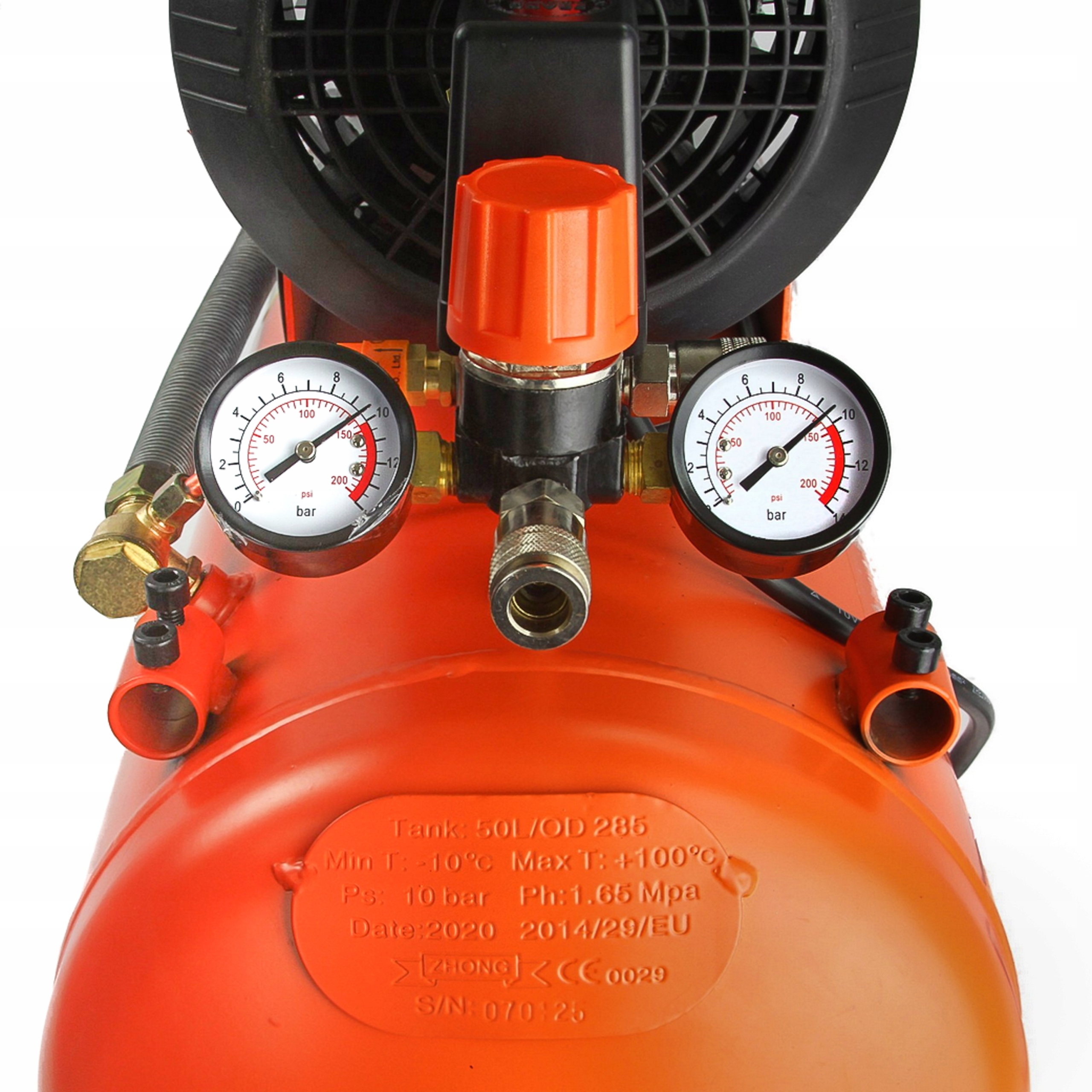 KOMPRESOR OLEJOWY SPRĘŻARKA 50L 395L/min 2,2kW 3KM Model M88010