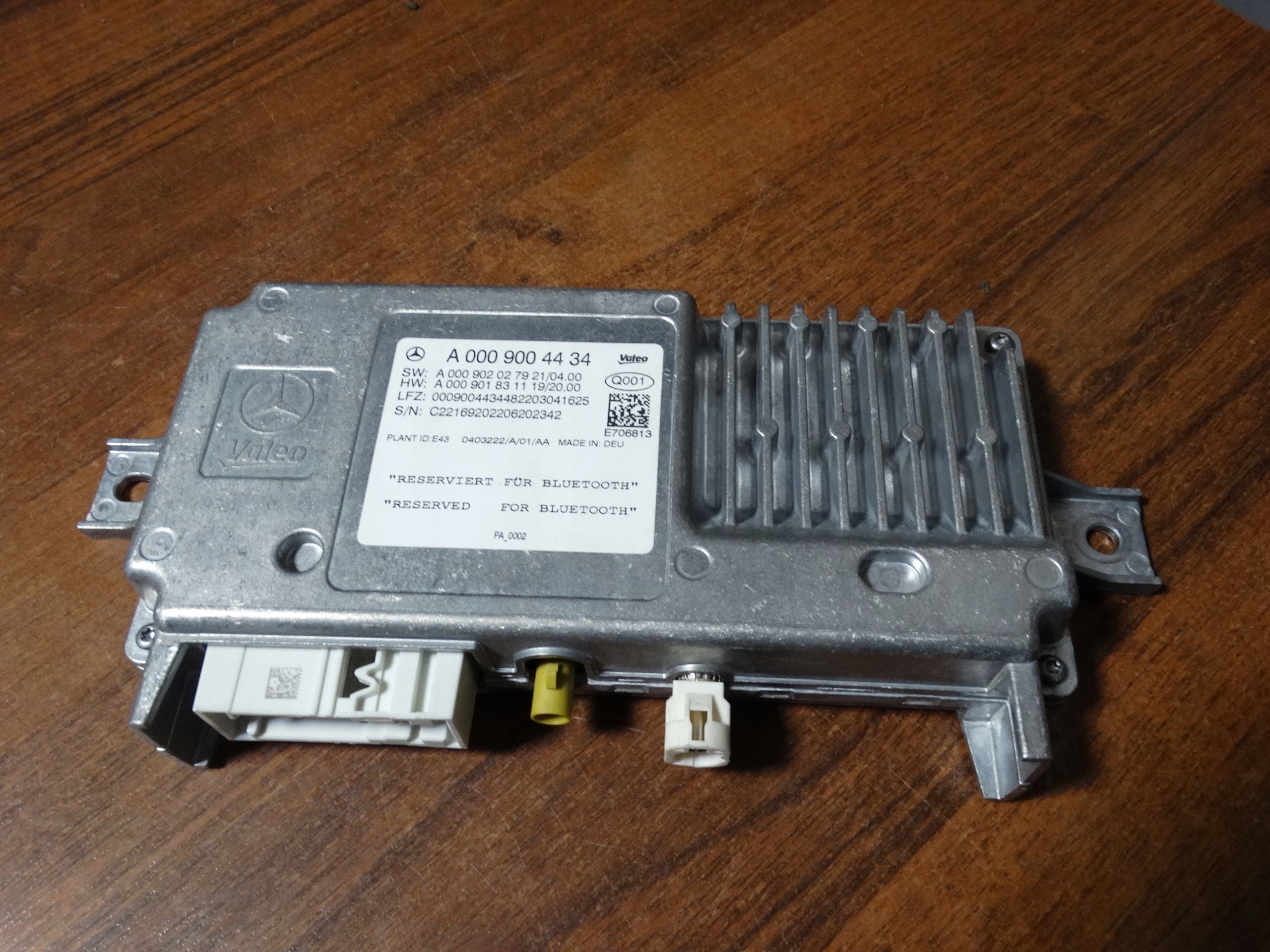IDEALNY module control unit BLUETOOTH MERCEDES 1 9