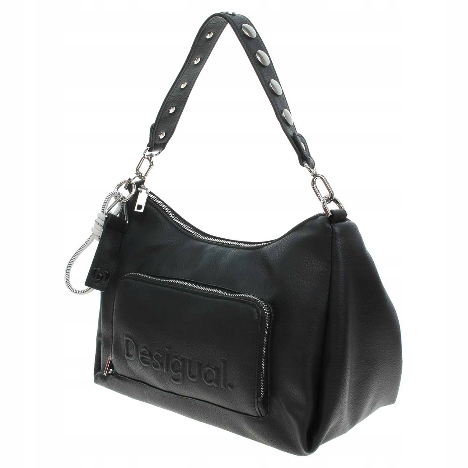 Desigual Dámská Kabelka Černá Kabelka Přes Rameno 30,5x21x16 cm 2GA
