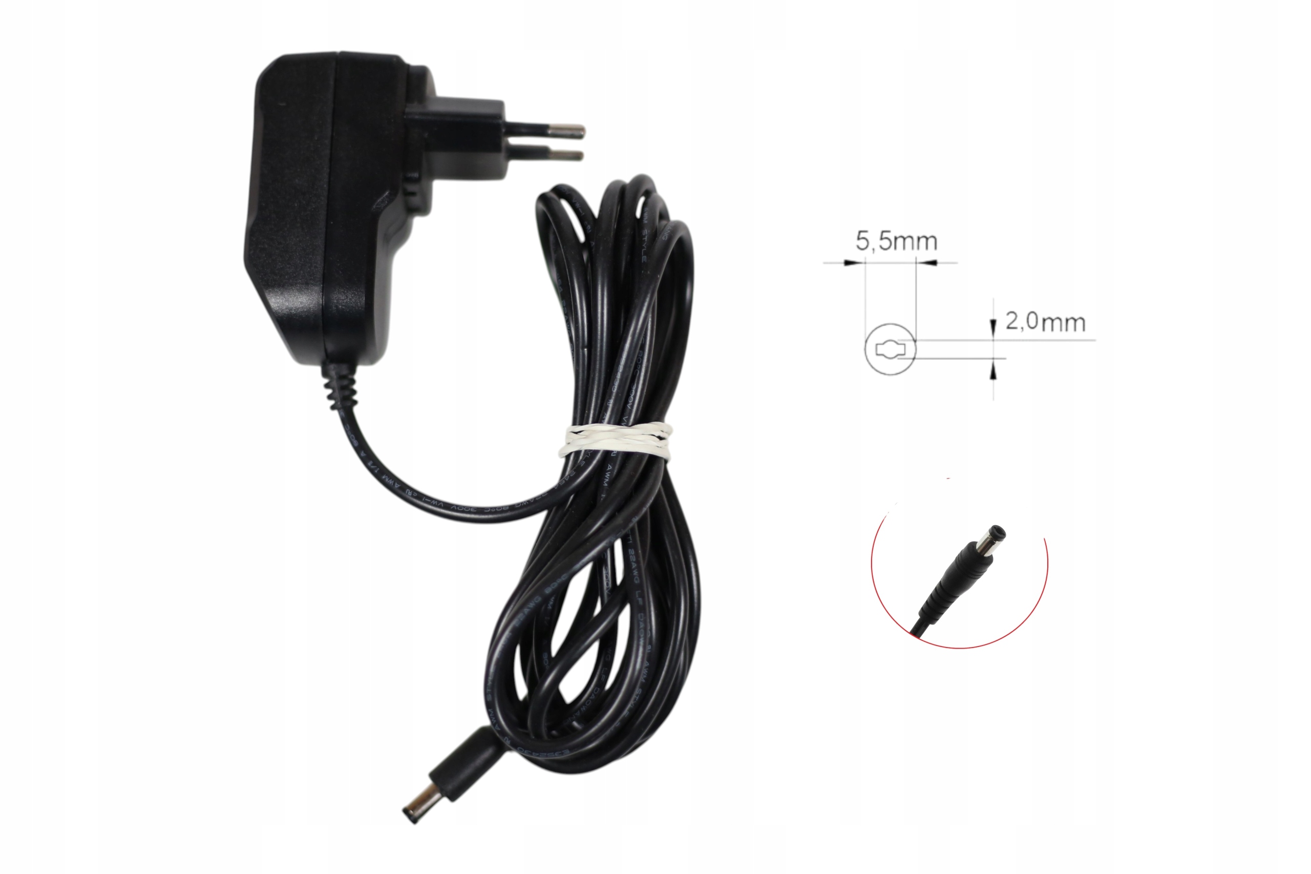 GRAVITY 12V 1A 12W GXSP1400 5,5X2 CZARNY