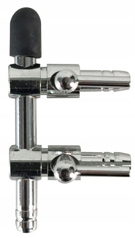 

Zaworek metalowy z regulację 2 wyjście Zawór NV-S2