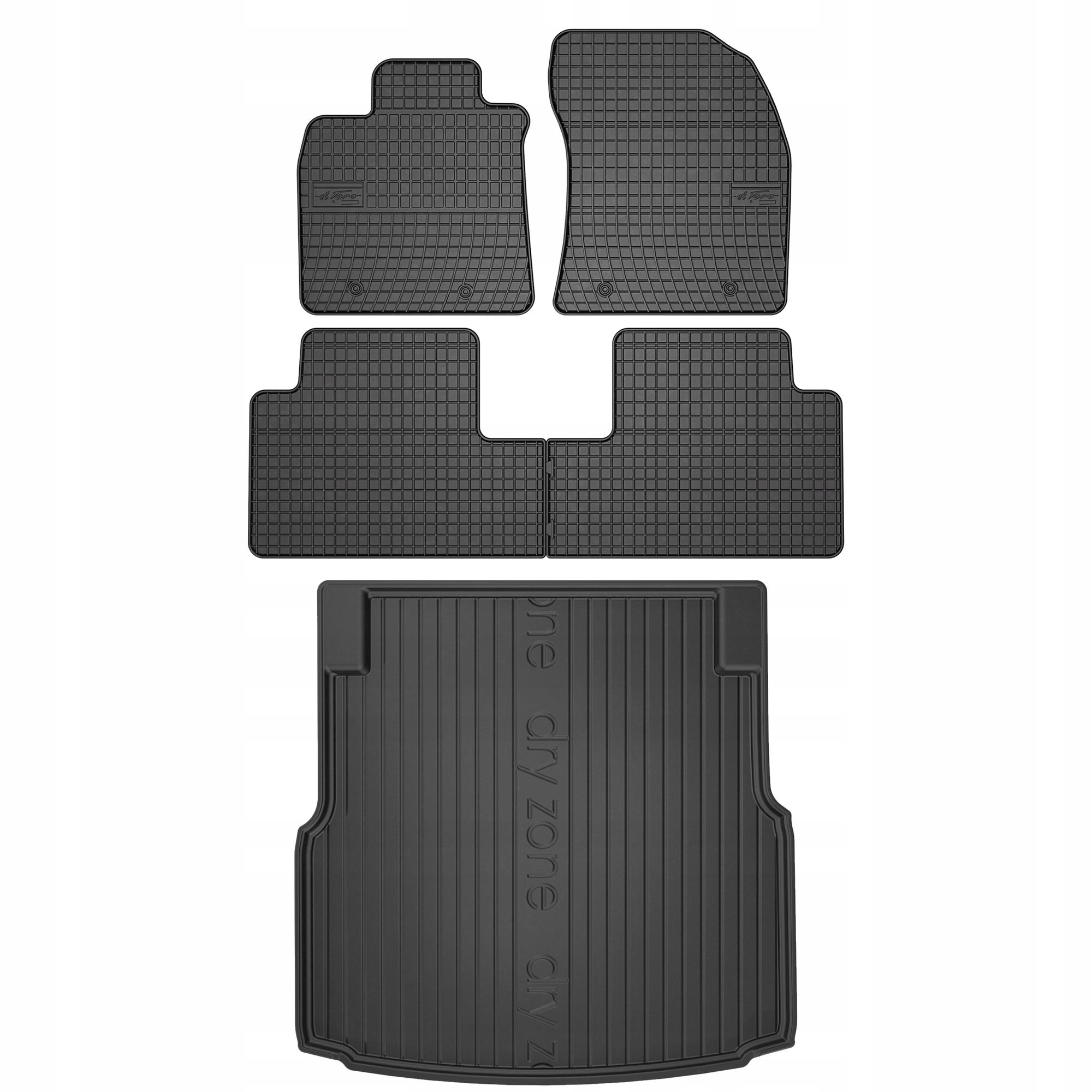 Gumové rohože a rohože pre Toyota Avensis III 2009-2015